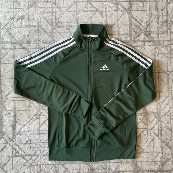 adidas Jackets & Blazers - Adidas Green XS Women's 3-Stripe Tricot Track Jacket